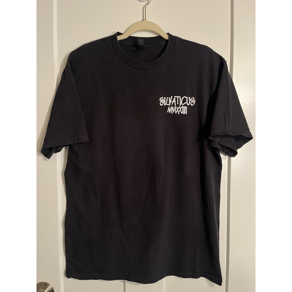 Silvaticus Beer Knowledge Graphic T Shirt Mens Large Black Gildan Hammer Brewery